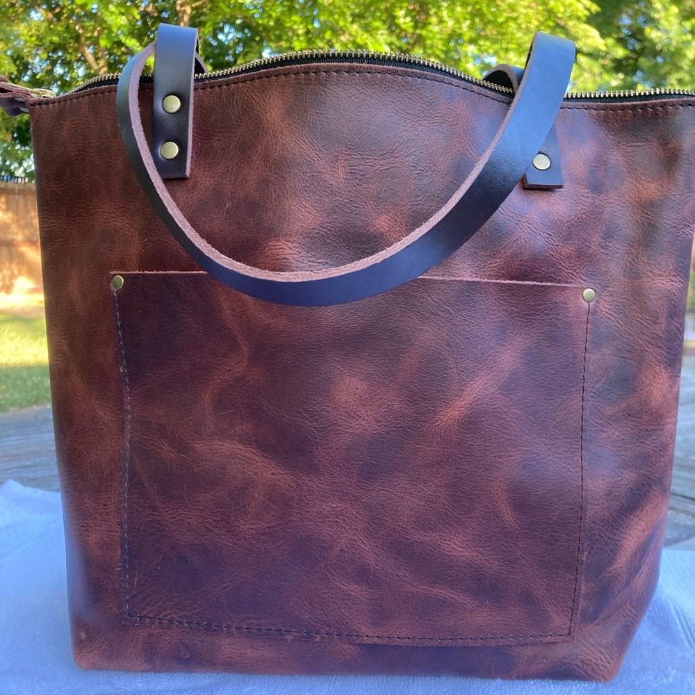 COPY-Portland Leather Goods LAVA Medium Zip Tote!-⭐️Relisted, buyer canceled⭐️